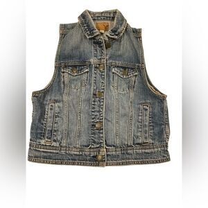 American eagle Denim Sleeveless Vest size M